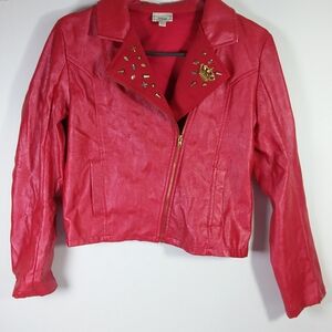 Disney Pink Leather Jackets